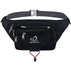 NIB- Black Waist Bag - Bum Bag - Fanny Pack Waterfly from Europe